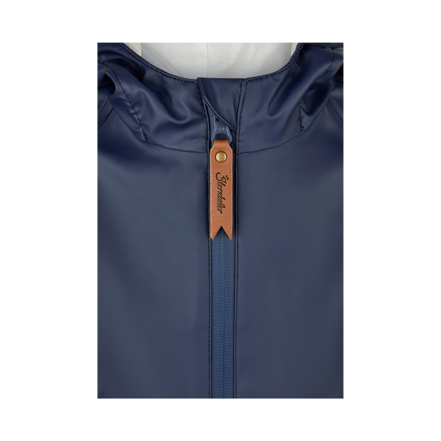 Regenjacke Dunkelblau Zipper