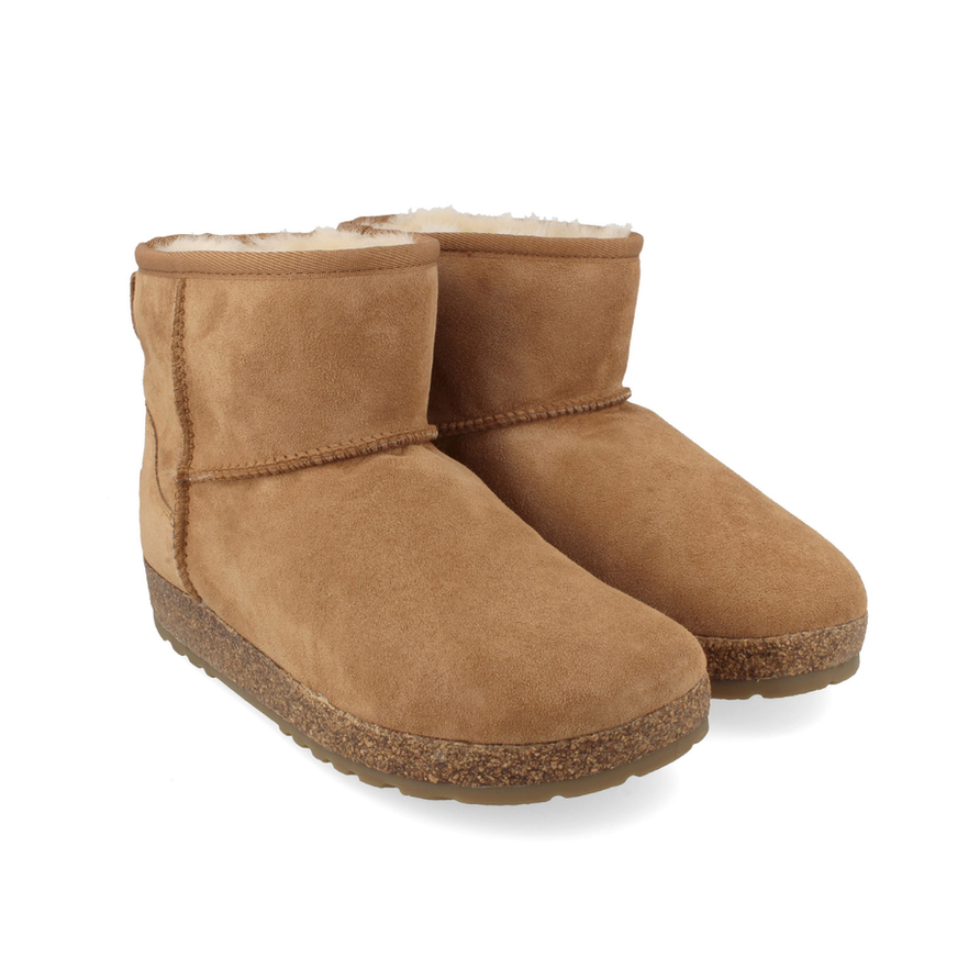 Haflinger Aino Lammfellschuh - Chestnut