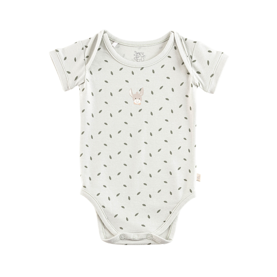 Sterntaler Babybody Blätter Vorderansicht