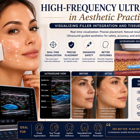 High-Frequency Ultrasound in Aesthetic Practice: Visualizing Filler Integration and Tissue Layering