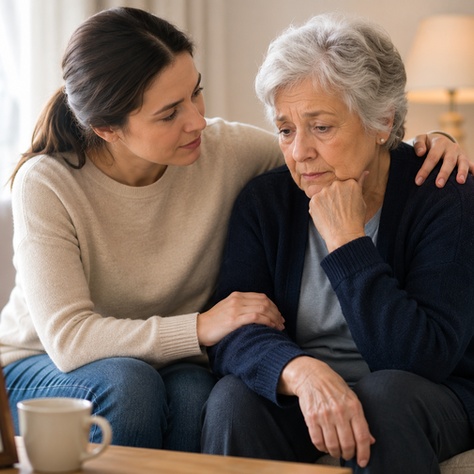 Helping an Aging Parent Process the Loss of a Spouse While Living Alone in Beaverton