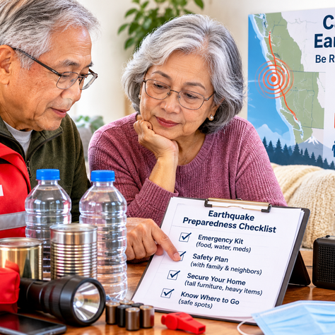 Cascadia Earthquake Preparedness for Aging Adults in the Portland Metro Area