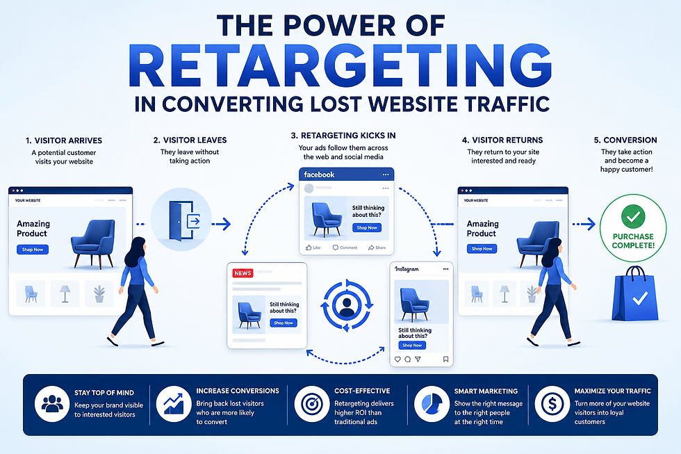 The Power of Retargeting in Converting Lost Website Traffic