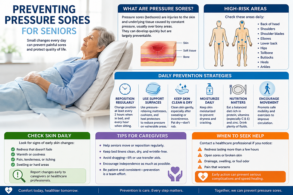 Proactive Skin Integrity Protocols: Preventing Pressure Sores for Seniors with Limited Mobility in Multnomah County