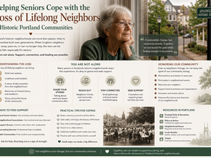 Helping Seniors Cope with the Loss of Lifelong Neighbors in Historic Portland Communities