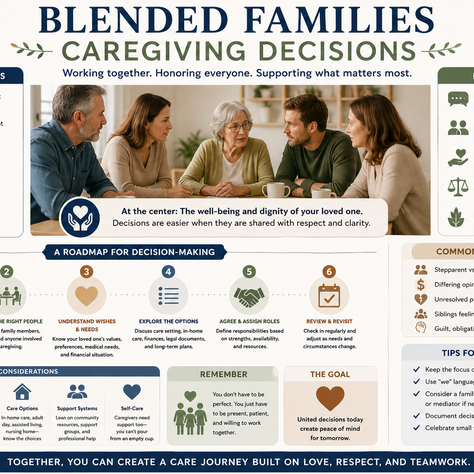 How Blended Families in Oregon Can Align on a Parent's Care Decisions