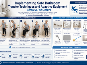 Implementing Safe Bathroom Transfer Techniques and Adaptive Equipment Before a Fall Occurs in Clackamas County