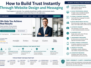 How to Build Trust Instantly Through Website Design and Messaging