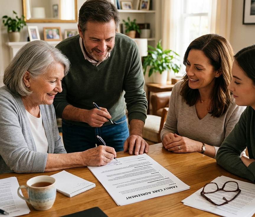 How to Structure a Family Care Agreement to Pay a Sibling Caregiver Fairly