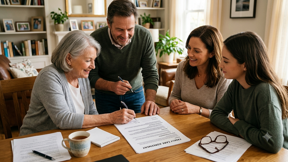 How to Structure a Family Care Agreement to Pay a Sibling Caregiver Fairly