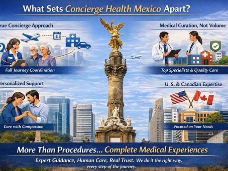 What sets Concierge Health Mexico apart from other agencies?