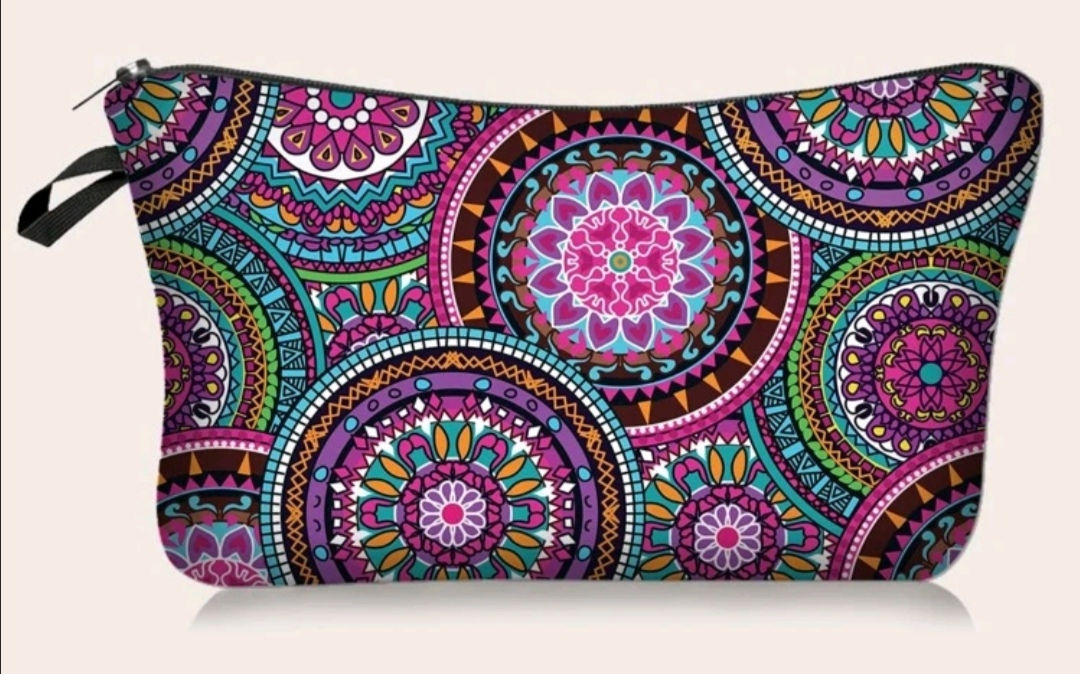 Mandala makeup bag
