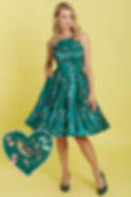 D&D Annie Green Bird Dress