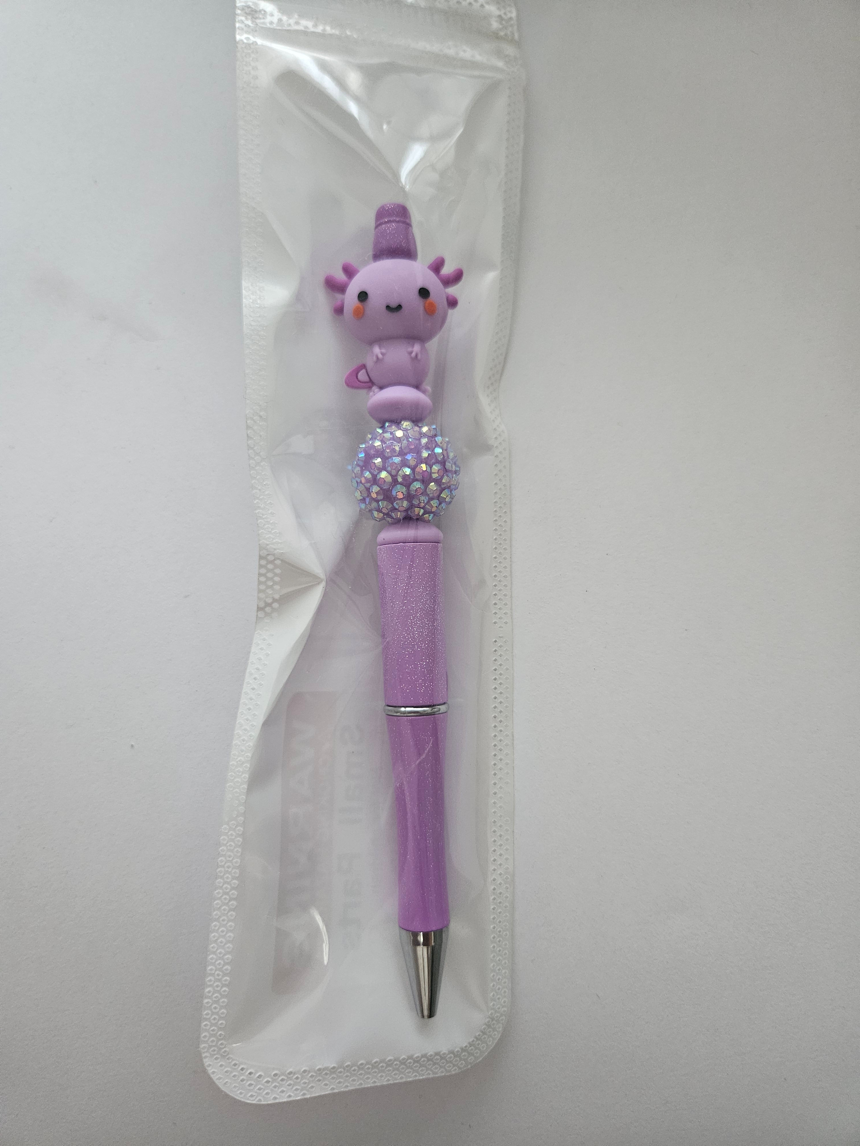 Lilac Axolotl Pen