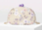 Thumbnail: Floral clutch bag lilac