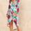 Thumbnail: Turquoise Floral Wrap Dress