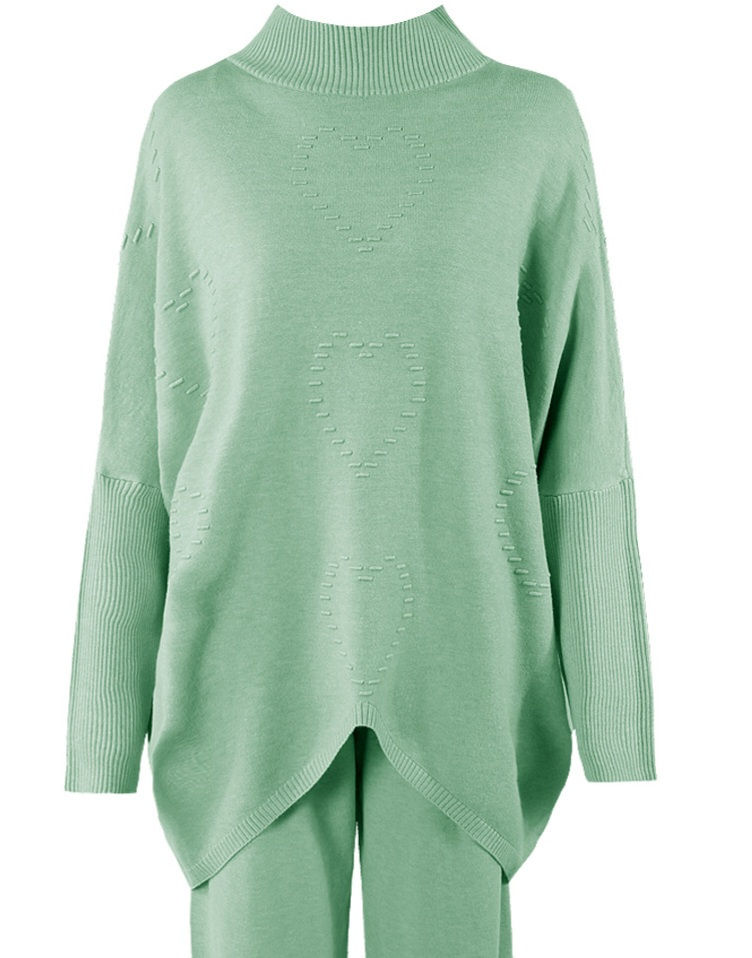 Thumbnail: Knitted Heart Jumper and trouser set