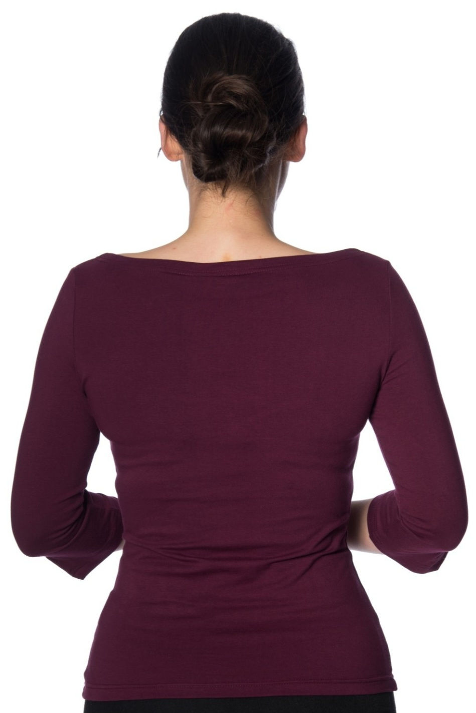 Thumbnail: Oonagh Basic Top - Burgundy