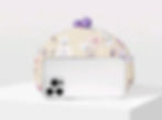 Thumbnail: Floral clutch bag lilac