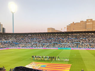 Football or WWE?!: Real Zaragoza keeper Esteban Andrada punches Huesca captain in a heated derby in La Liga's Segunda division