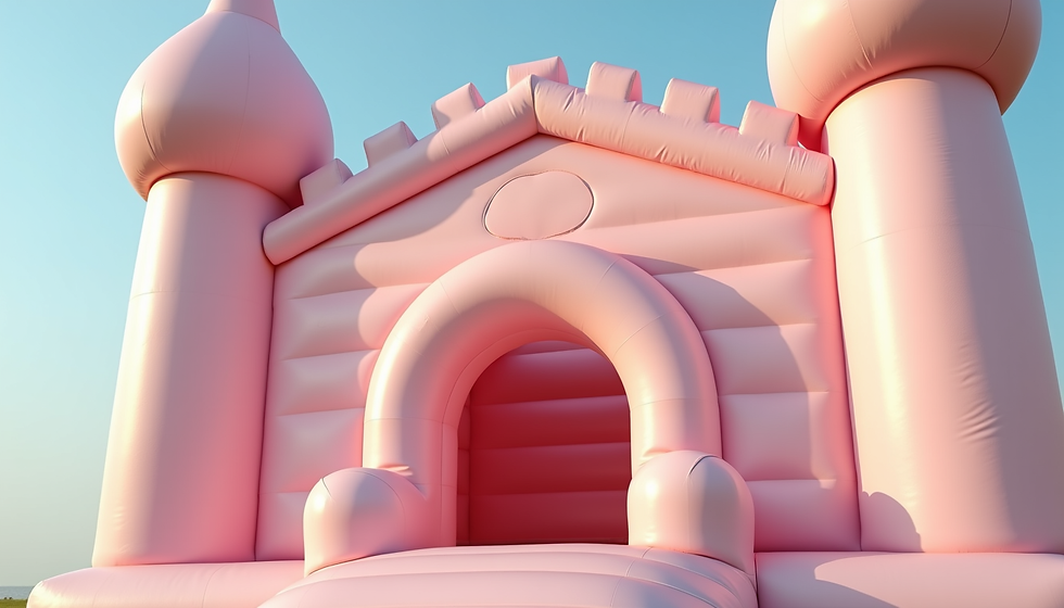 Pastel Kleurig Kasteel Prikussen voor Trouwerij, Baby Shower en Verjaardag