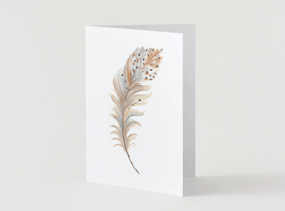 Whispers of Feathers Card