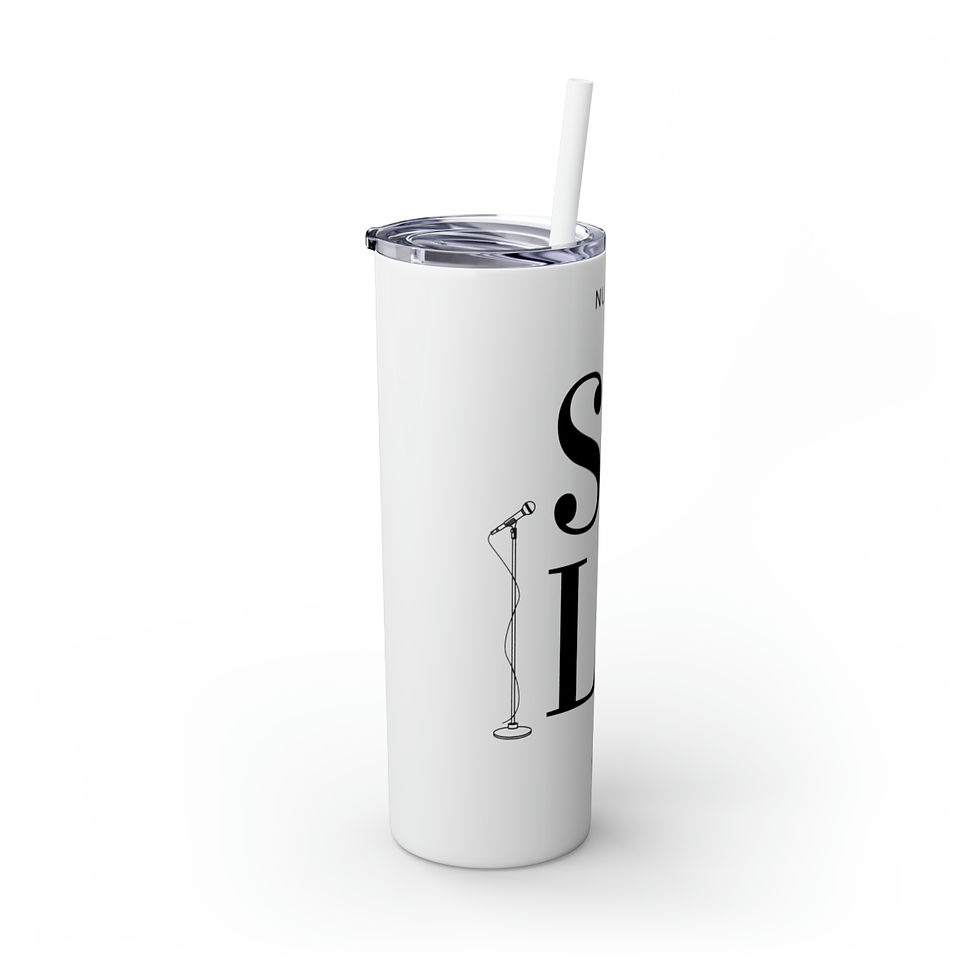 Thumbnail: Skinny Tumbler with Straw, 20oz