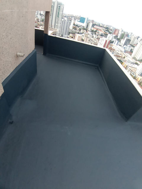 Impermeabilização Laje Manta Líquida Acrílica Emborrachada, laje com goteira, laje com infiltração, laje vazando, Manta Líquida, Borracha Líquida.