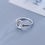 Миниатюра: Moon and Star Sterling Silver Adjustable Ring