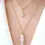 Миниатюра: 18 Karats Double Ended Natural Healing Crystals Hand Wired Necklace