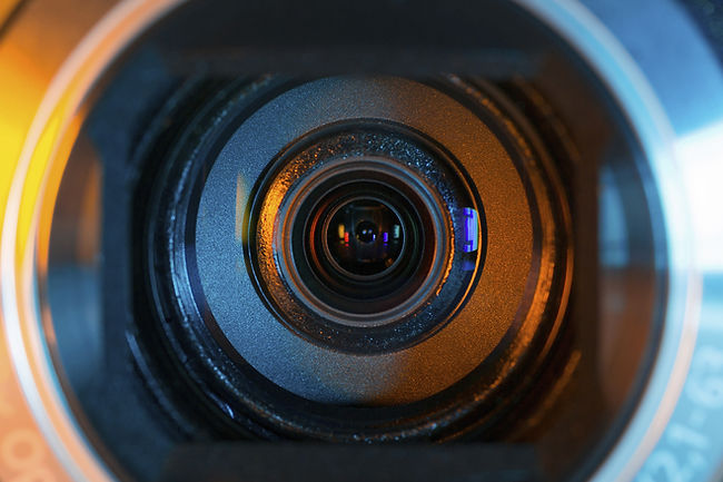 Camera Lens Close-Up