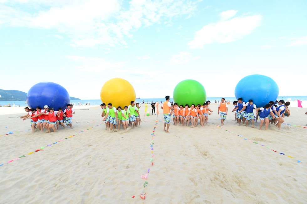 Đạo cụ teambuilding bãi biển