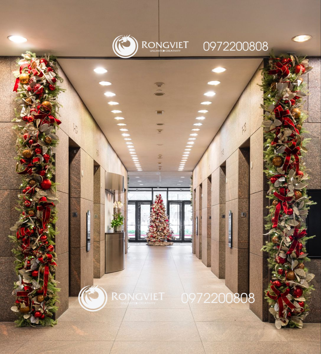 Trang trí Giáng sinh trọn gói cho văn phòng chuyên nghiệp