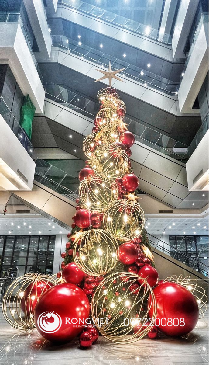 Hình thu nhỏ: Cây thông Noel ngoài trời cho sự kiện và lễ hội Giáng sinh