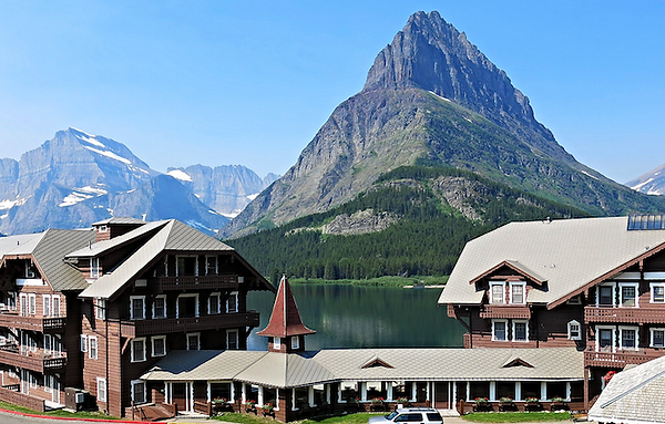 Many Glacier Hotel.