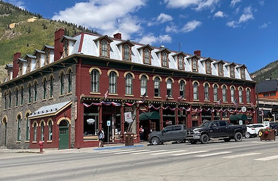 Silverton i Colorado har mange gamle huse.