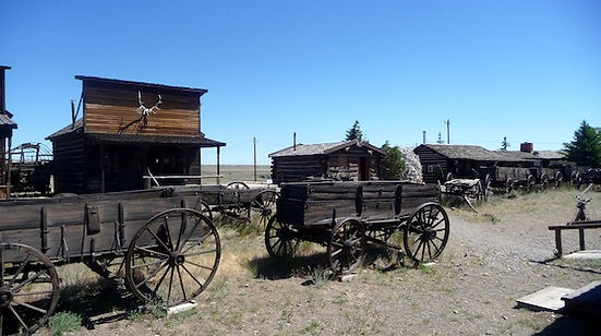 Old Trail Town i Cody, er et besøg værd.