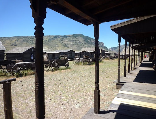 Old Trail Town var skjulested for Butch Cassidy og Sundance Kid.