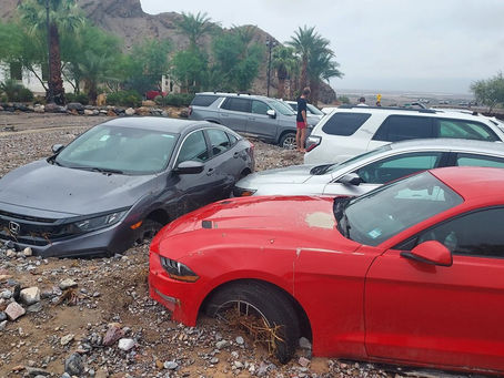 Death Valley National Park lukket efter rekord regn