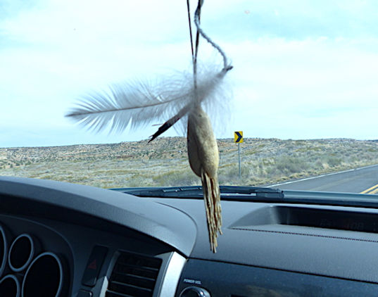 Indianerikon i bilen