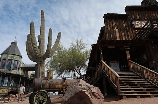 Goldfield Ghost Town på Apache Trail, Arizona.
