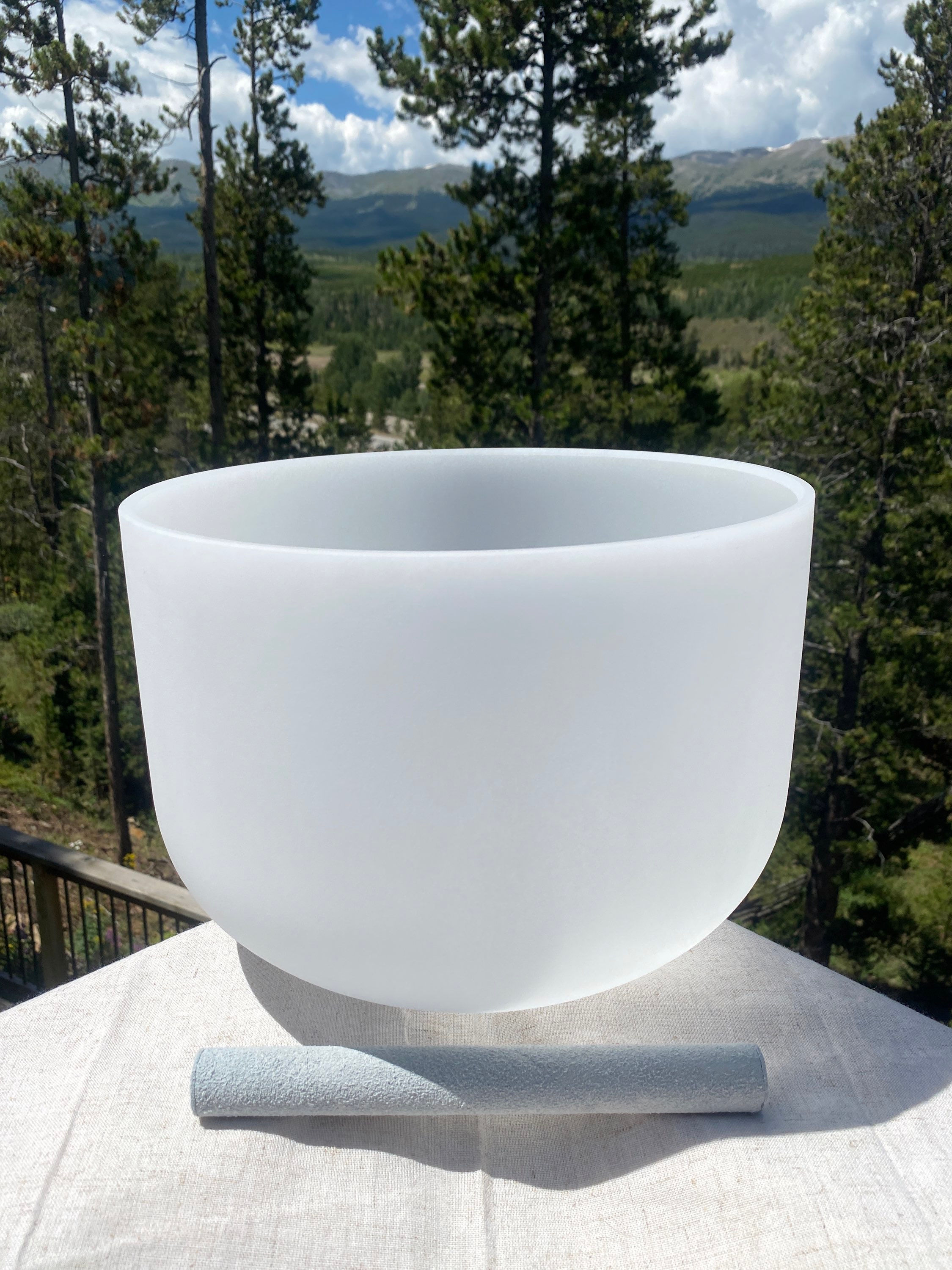 Quartz Crystal Sound Bowl- 12” C Note (Root Chakra)