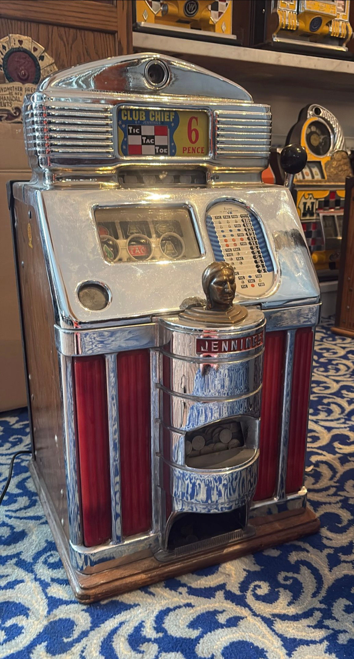 Jennings Club Chief Light Up (Circa 1960)