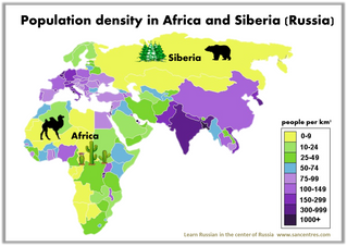 Where you likely meet a man – in Siberia or in African dessert?
