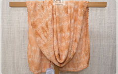 kait handmade muffler ikat warna alam kesumba