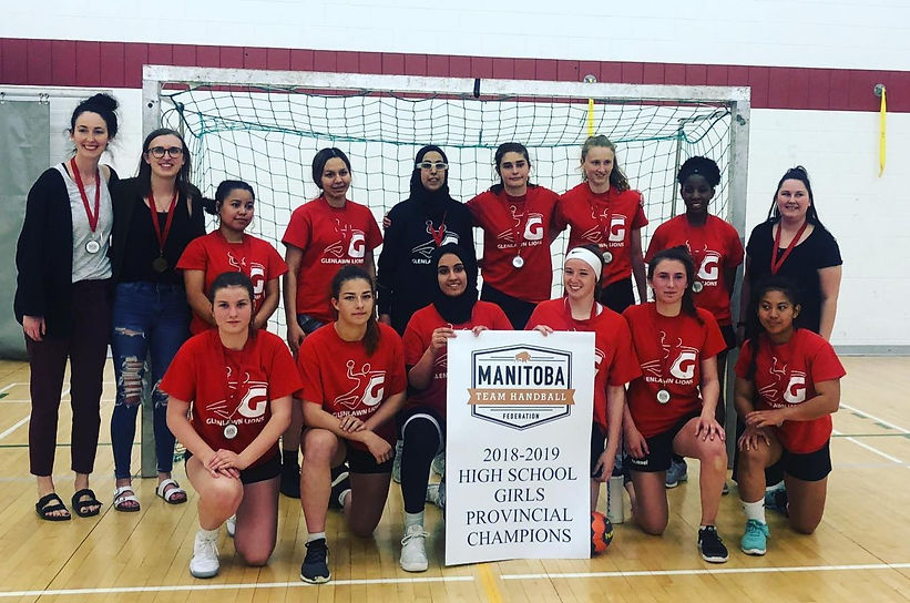 Winnipeg High School Team Handball League Manitoba Team Handball