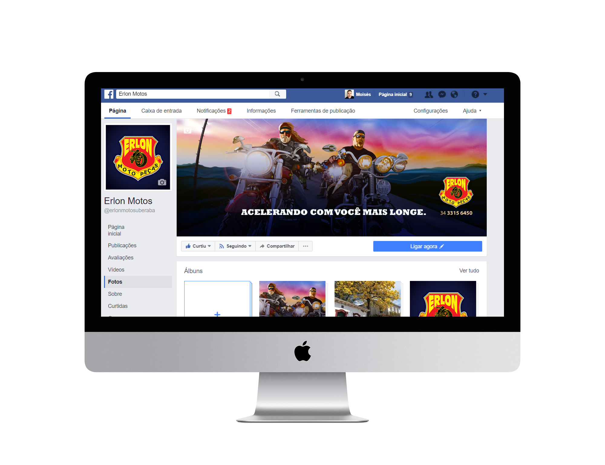 Identidade digital Erlon Motos