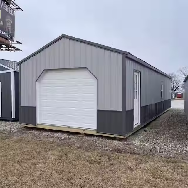 16x40 Hoosier Sheds garage