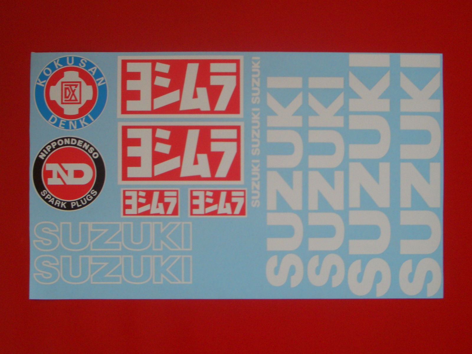 XR69 / GS1000R Suzuki repl. Aufklebersett / Decals