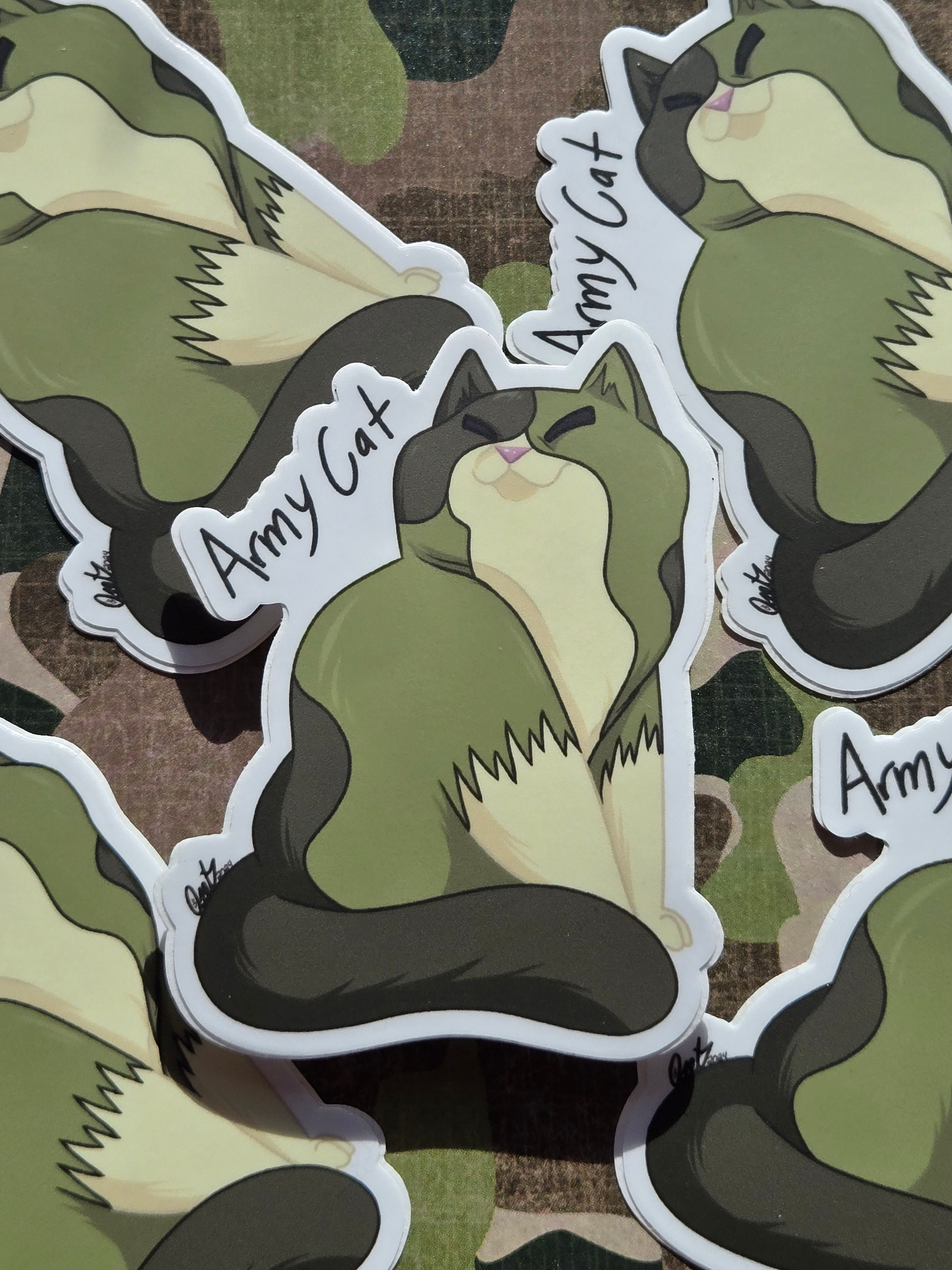 Army Cat | Sticker
